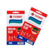 Cumpara ieftin Set 2 plastiline multicolor 400 g, 20 batoane colorate, non-toxice pentru copii, modelaj, joaca educativa, creatii artistice, scoala si gradinita
