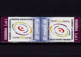 Cumpara ieftin RO 2005 LP 1696a,&quot;Summit-ul Soc. Info. Tunis &quot;, pereche tete-beche, MNH, Nestampilat