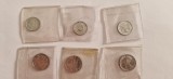 B.D.G. LOT SAN MARINO, 6 PIESE, 1 LIRA, 2X2LIRE, 3X5 LIRE