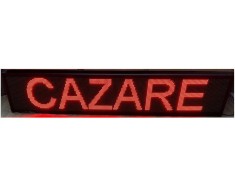 Panou Led de Exterior Programabil/Reclama Luminoasa 200x40cm ROSU ideala pentru CAZARE