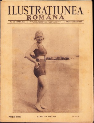 HST Z219 Ilustrațiunea Rom&amp;acirc;nă 30/1931 familia regală rom&amp;acirc;nă foto