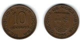 Mozambic 1936 - 10 centavos, circulata