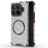 Husa MagSafe pentru Xiaomi 15T Pro, Techsuit, HoneyComb Shield, Alba