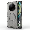 Husa transparenta Xiaomi Redmi A3 Techsuit HoneyComb Shield MagSafe, negru