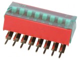 Comutator DIP-SWITCH 2 Pozitii 0.1A 50VDC THT