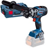 Bosch GSB 18V-150 C - Masina de gaurit si insurubat cu percutie fara acumulatori si incarcator Li-Ion 18 V - Ah 150 Nm motor fara perii valiza special