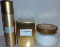 Set Giordani Gold Essenza: parfum, crema de corp, deodorant spray foto