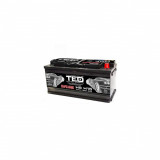 Acumulator auto 12V 107A dimensiune 394mm x 175mm x h190mm 955A AGM Start-Stop TED Automotive TED003843