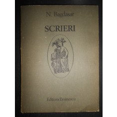 Nicolae Bagdasar - Scrieri
