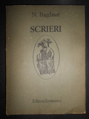 Nicolae Bagdasar - Scrieri foto