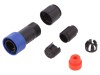 Conector Circular Tată BULGIN Buccaneer 4000, 10 Pini, IP68, Montaj pe Cablu, Poliamida
