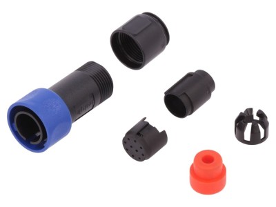 Conector circular tată 10 pini, IP68 foto