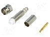 Conector FME, mama, pentru cablu B7806A, KX15, L190-16, L910-30, LMR195, M17-28, RG58(A), RG58, RG141, RG303 - FME6121B1-ND3G-1-50 foto