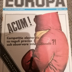 REVISTA EUROPA , NR 6 , ANUL 1 , 1990 - SAPTAMANAL DE ORIENTARE LIBERALA