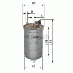 Filtru combustibil VW POLO (6N2) (1999 - 2001) BOSCH 0 450 906 373