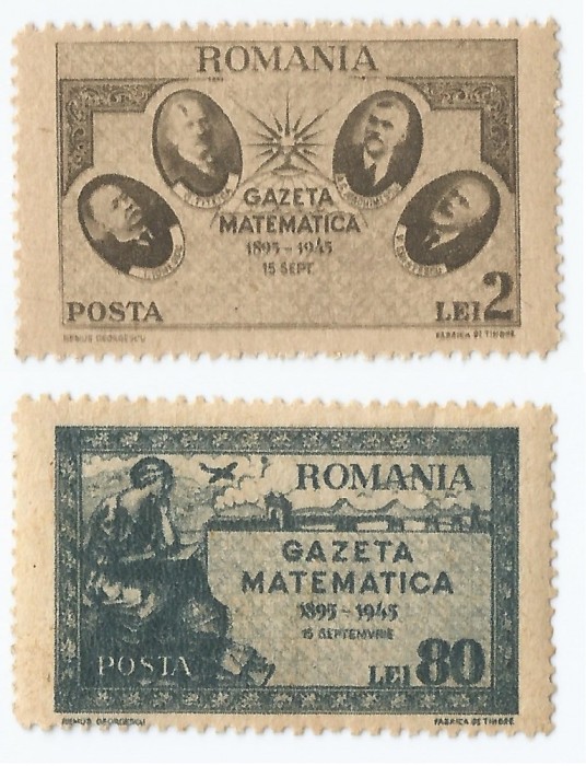 *Romania, LP 180/1945, Gazeta Matematica, eroare, NNH