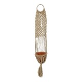 Cumpara ieftin Ghiveci suspendat Anerial iuta naturala 23x23x135 cm
