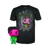 Pop! Marvel What If...? Infinity Killmonger Blacklight &amp; T Shirt L