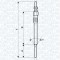 MAGNETI MARELLI 062900090304 Bujie incandescenta