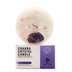Lumanari Chakra cu Pietre Pretioase - Chakra al Treilea Ochi