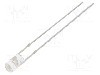 Dioda LED, 3mm, alb cald, 1560...2180mcd, 20mA, 2,7...3,4V, OPTOSUPPLY - OSM5DK3HE1B