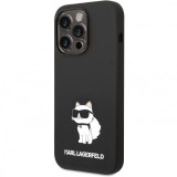 Husa pentru Apple iPhone 14 Pro Max, Karl Lagerfeld, IML Choupette NFT, Neagra KLHCP14XSNCHBCK