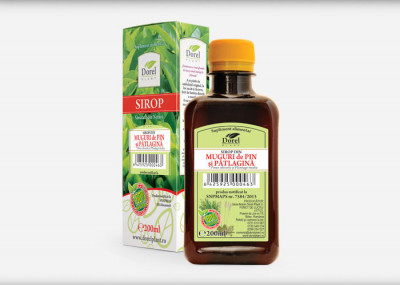 Sirop muguri pin si patlagina 200ml dorel plant foto