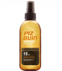 Spray Protectie Solara Piz Buin Wet Skin 150ml cu SPF 15 foto