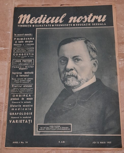 Revista Medicul nostru, anul I, nr.14/1937