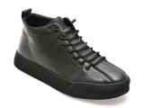 Ghete GRYXX negre, LN61, din piele naturala