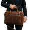 Geantă Barbati office tip Servietă ideala pentru laptop, Documente, Acte - Model Vintage Maro, Piele Naturala, 40x30x10 cm