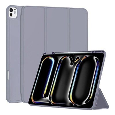 Husa pentru iPad Pro 13 (2024) - Techsuit Flex Trifold - Purple foto