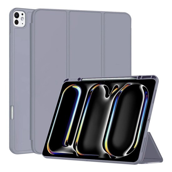 Husa pentru iPad Pro 13 (2024) - Techsuit Flex Trifold - Purple