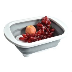 Cutie alimentara bucatarie de depozitare, 480 g, pliabila, alba