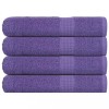 VidaXL Prosoape 4 buc Violet 100x200 cm 360 g/m&sup2; 100% bumbac 136891