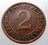 2.684 GERMANIA WEIMAR 2 REICHSPFENNIG 1936 E RARA, Europa, Bronz