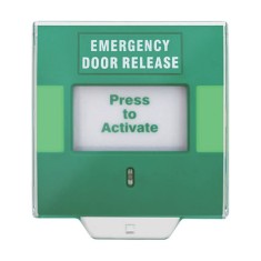 Buton aplicabil din plastic pentru iesire de urgenta, LED, buzzer (TEXT) CSB-802