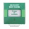 Buton aplicabil din plastic pentru iesire de urgenta, LED, buzzer (TEXT) CSB-802