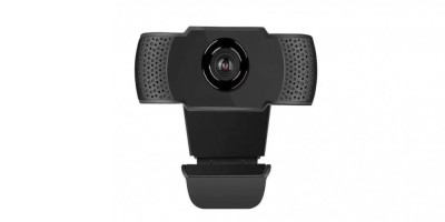 Camera web, FULL HD, 1080p, Microfon, USB 2.0, Plug&amp;amp;amp;Play, compatibil cu Windows 10/8/7 si Mac, Negru foto