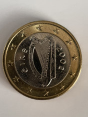 Moneda 1 euro Irlanda 2002 UNC din fisic foto