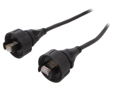 Cablu patch cord Ethernet 2m IP68 foto