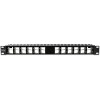 Patch Panel ecranat 24 porturi blank keystone inclinate 1U - TRENDnet TC-KP24SA