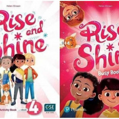 Rise and Shine A1+, Level 4, Activity Book with eBook and Busy Book Pack - Paperback brosat - Helen Dineen - Pearson