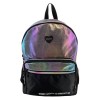 Ghiozdan Fanatee Rainbow, Negru, cu Imprimeu Colorat, Oem