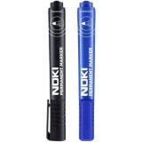 Marker permanent Noki 1800PB, varf rotund - negru
