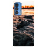 Husa compatibila cu Motorola G100 model Sea shore, Silicon, TPU, Viceversa, Transparent, Carcasa