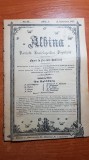 revista albina 16 septembrie 1902-cantec pentru scoala g. cosbuc,foto fam regala