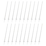 Stalp plastic AKO, 125 cm, 20 buc., flexibil, gard electric animale, temporar, cu varf otel