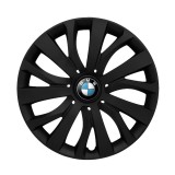 Set 4 capace roti 15 inchi (R15) compatibile BMW, Model - 345 Black, Autohelix MSA