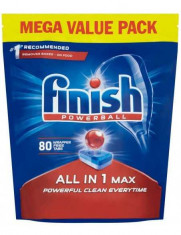Tablete detergent pentru masina de spalat vase Finish All in 1 Max, 80 bucati foto